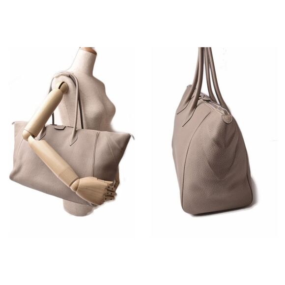 Hermes Tote Bag Taurillon Clemence Light Gray - Picture 2 of 8